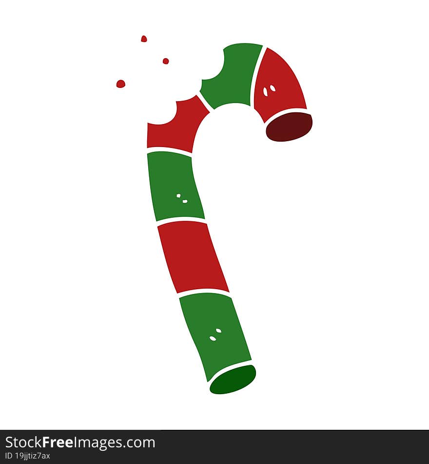 cartoon doodle xmas candy cane