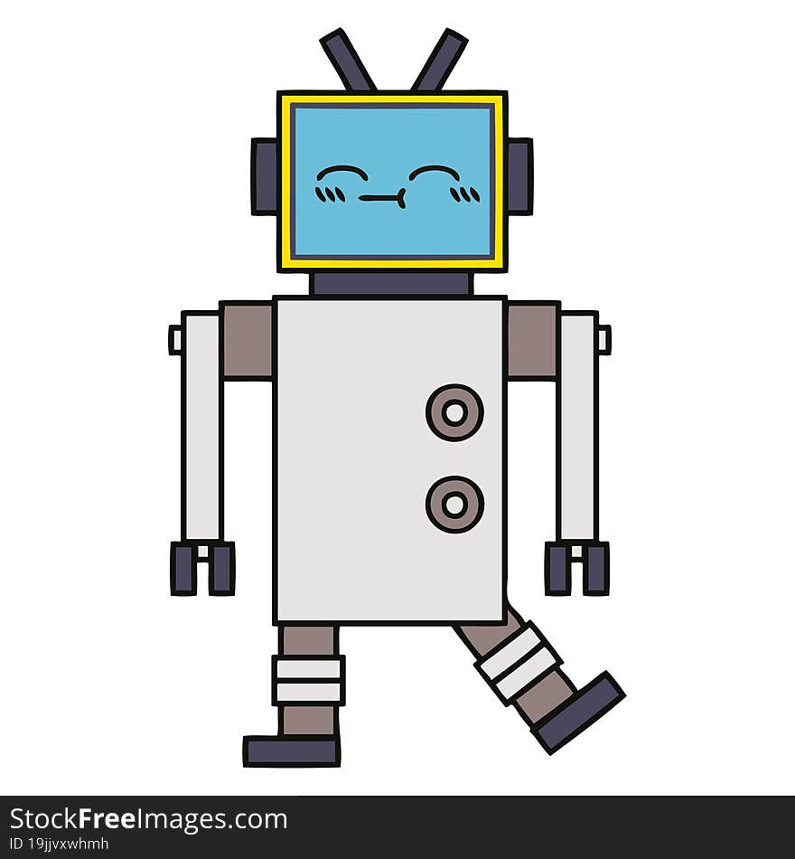 Cute Cartoon Robot