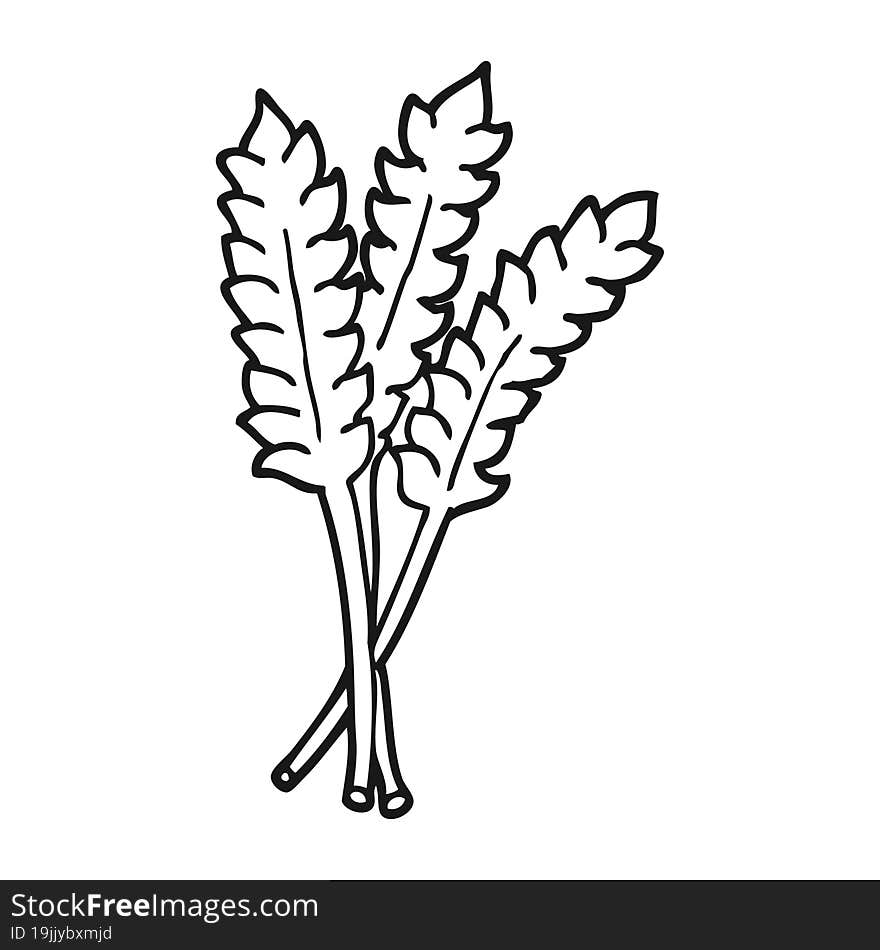 Cartoon Wheat