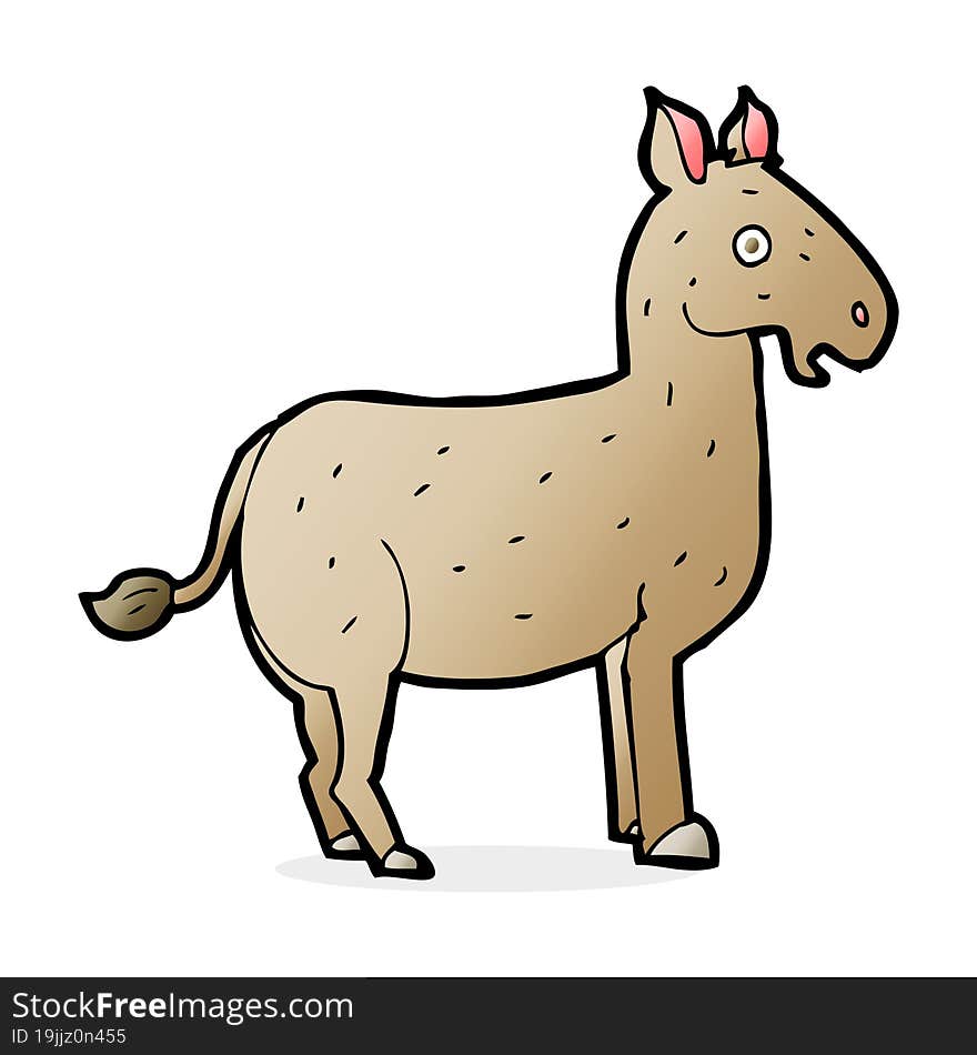 cartoon mule