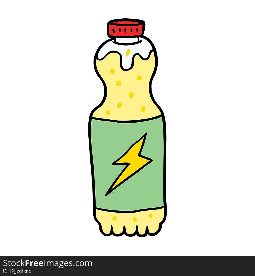 cartoon soda bottle. cartoon soda bottle