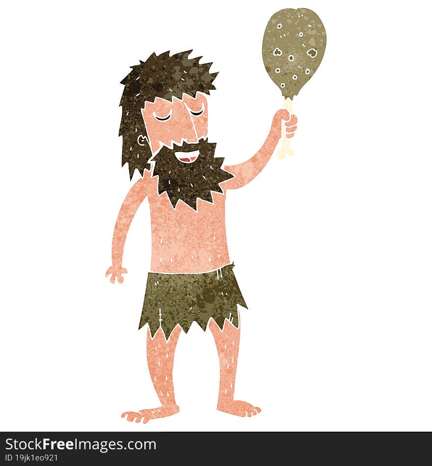 Cartoon Cave Man