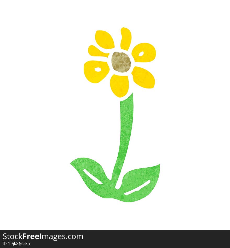 cartoon flower symbol