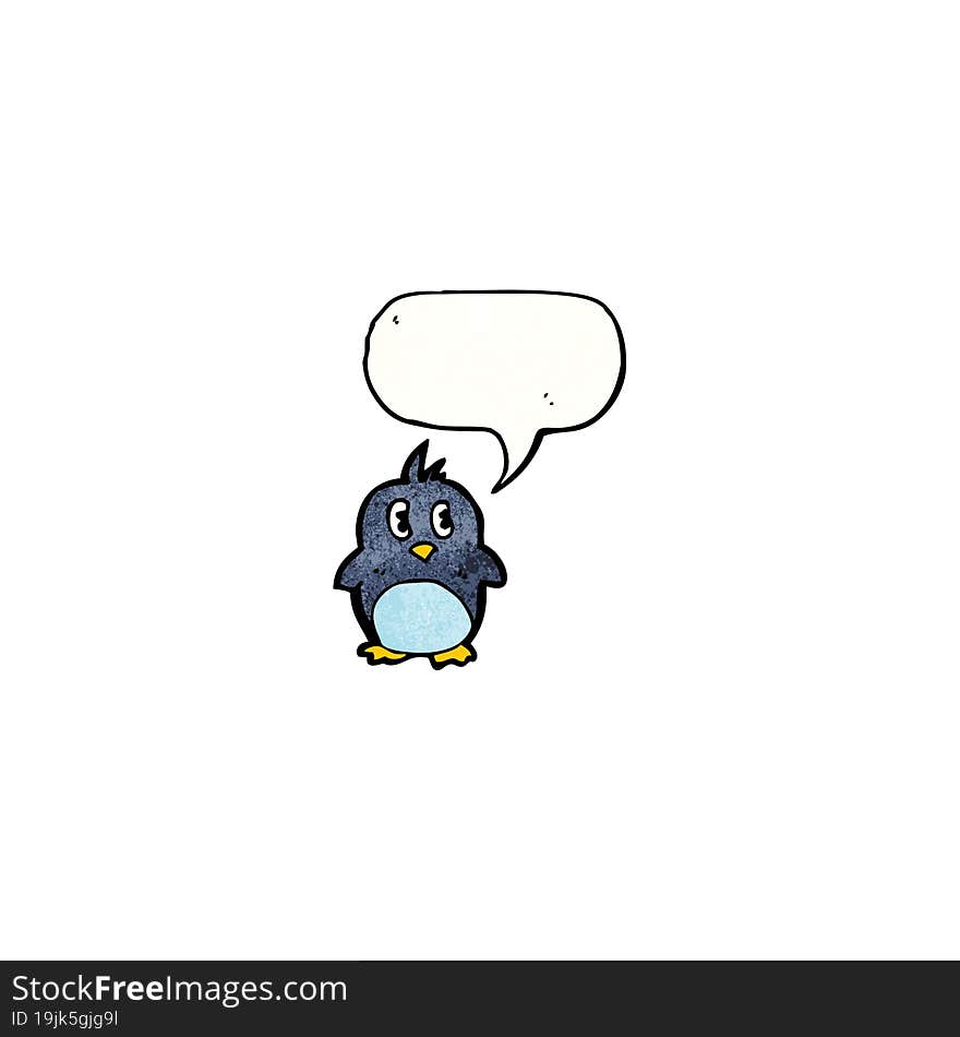 cartoon penguin