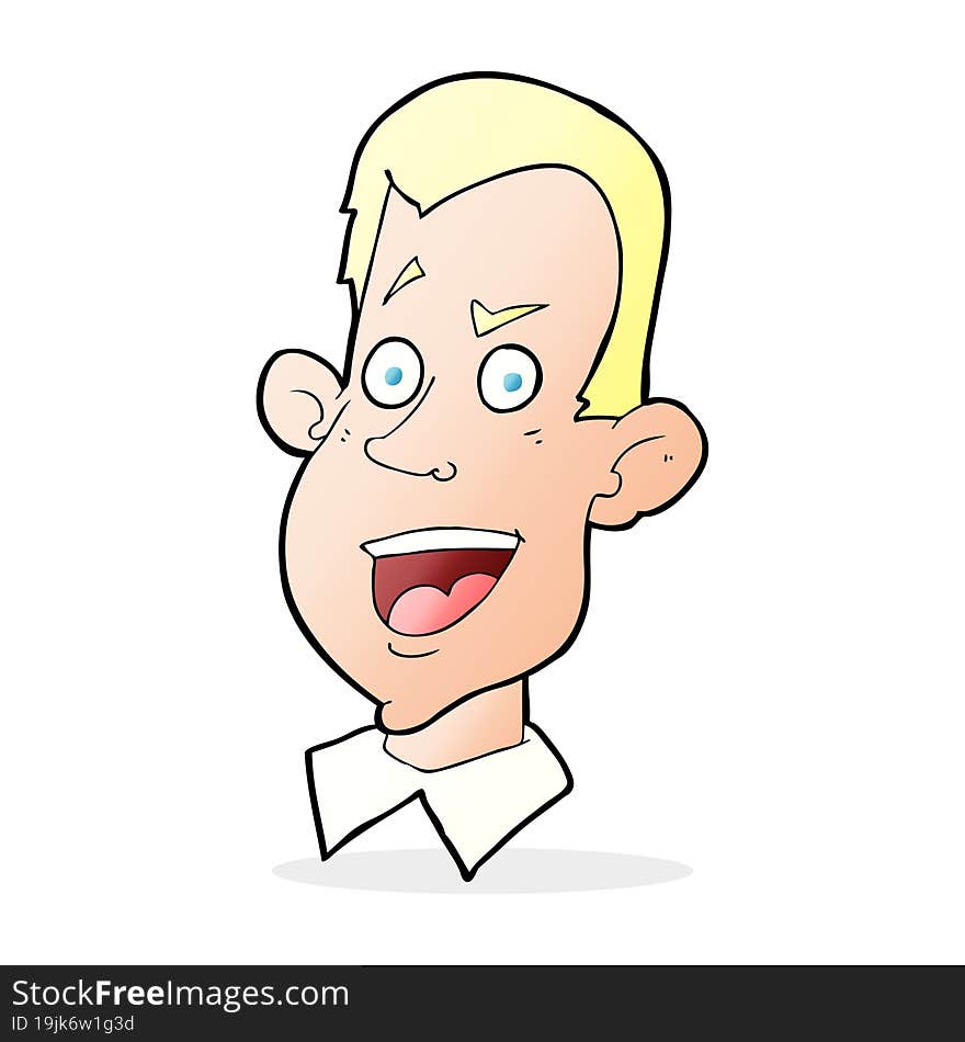 Cartoon Male Face