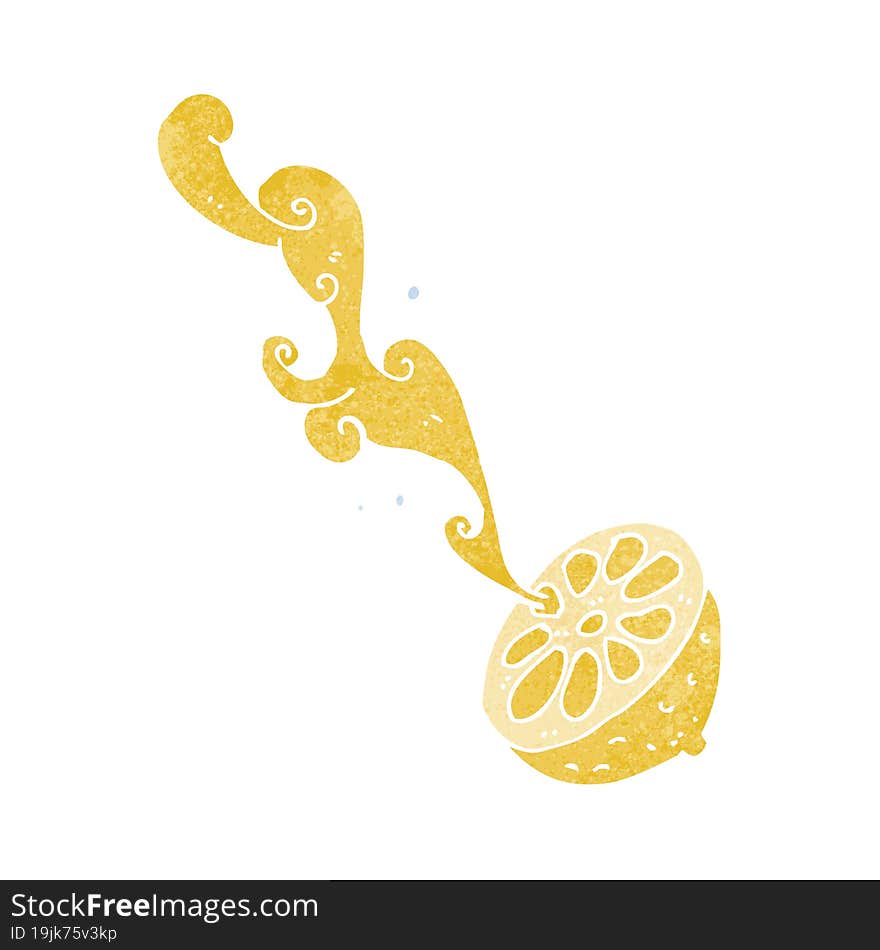 Cartoon Squirting Lemon