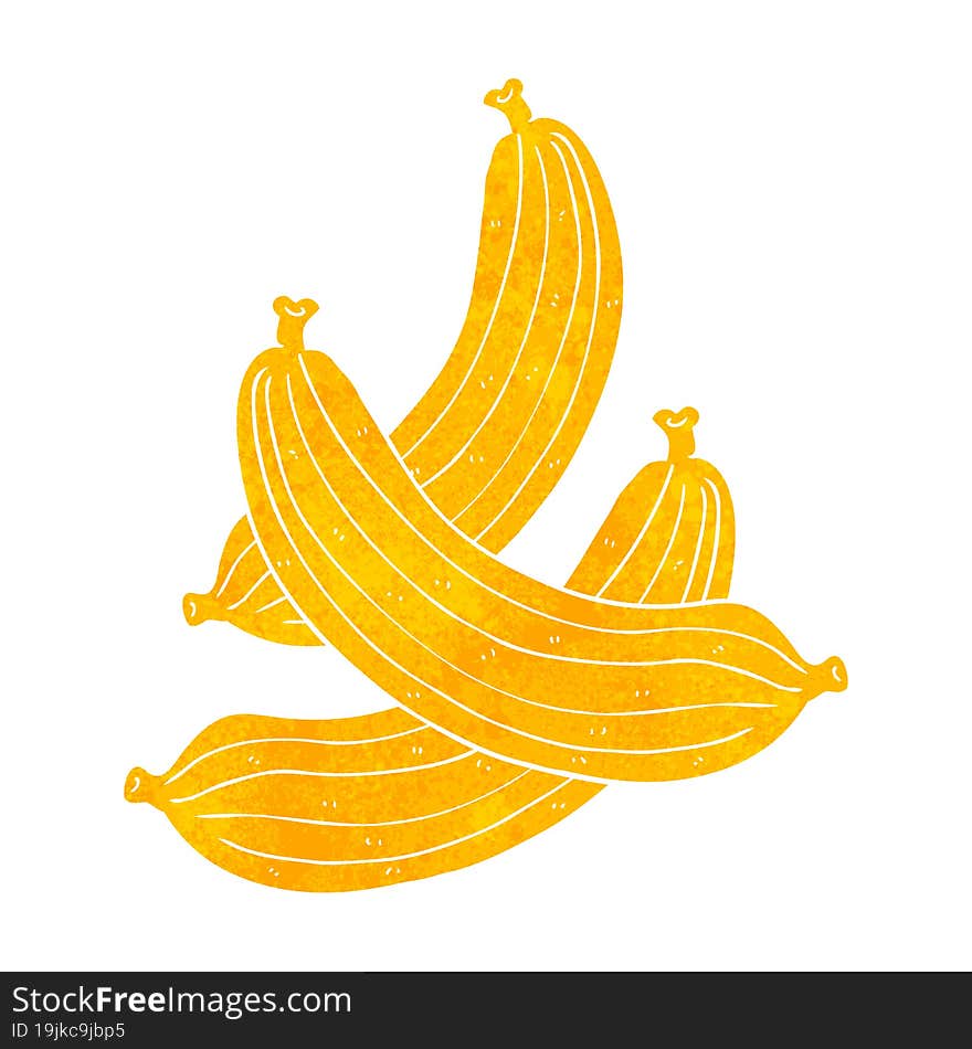 Retro Cartoon Bananas