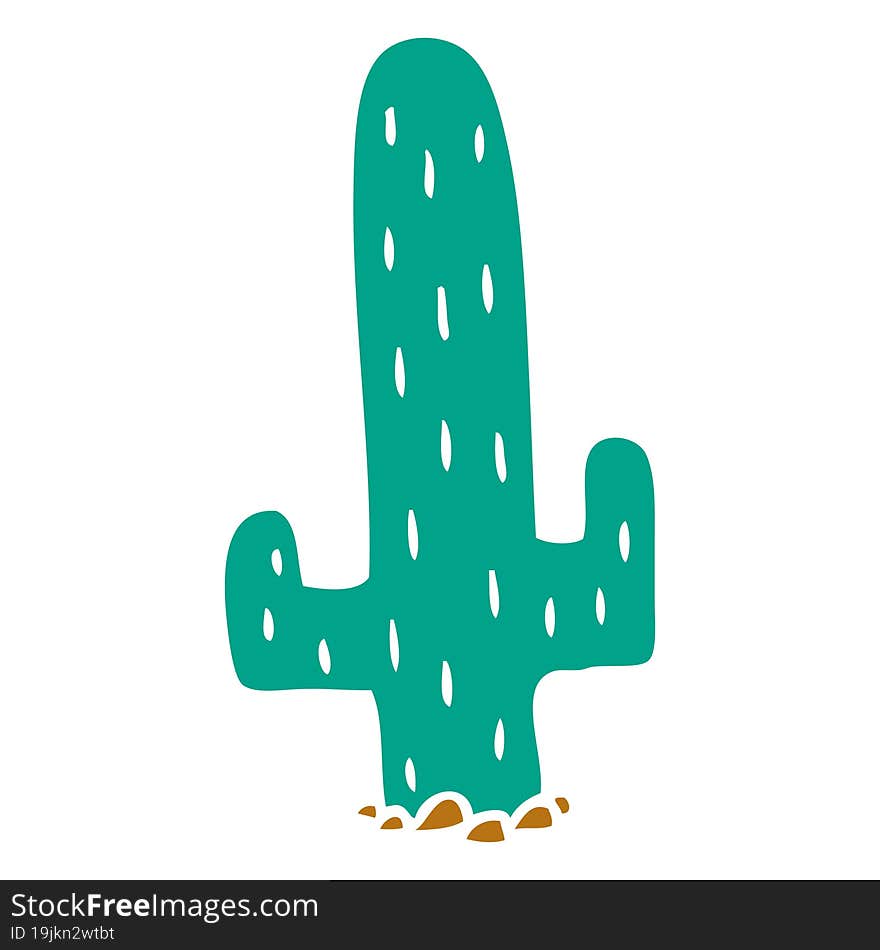 Cartoon Doodle Of A Cactus