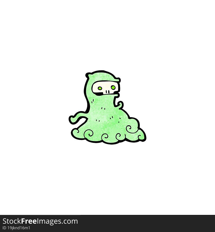 cartoon spooky ghost