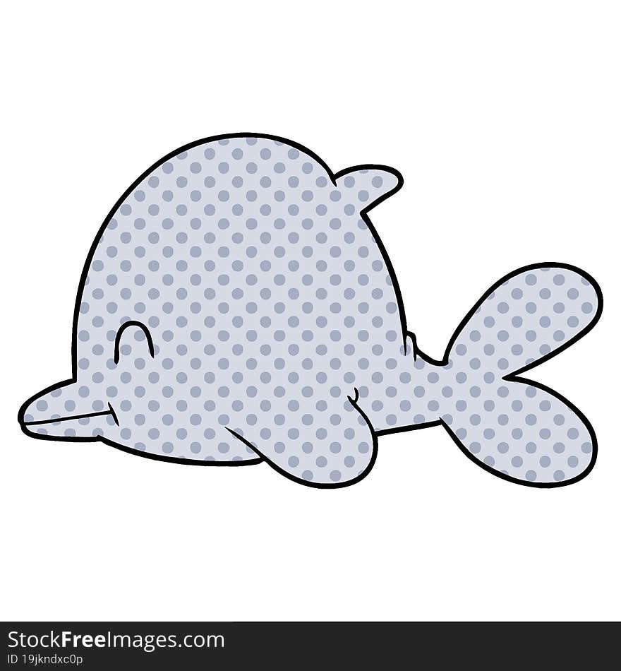 cartoon dolphin. cartoon dolphin