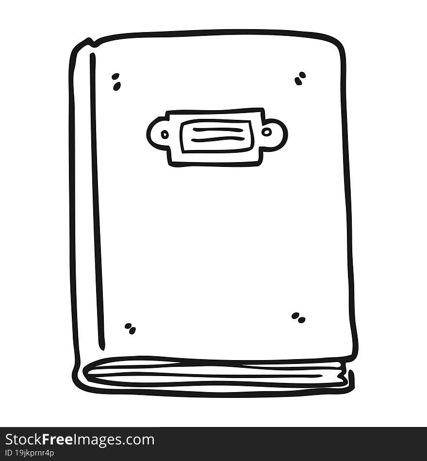 Black And White Cartoon Book