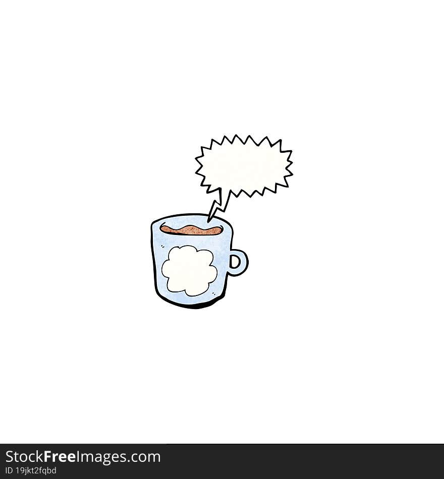 coffee cup cartoon