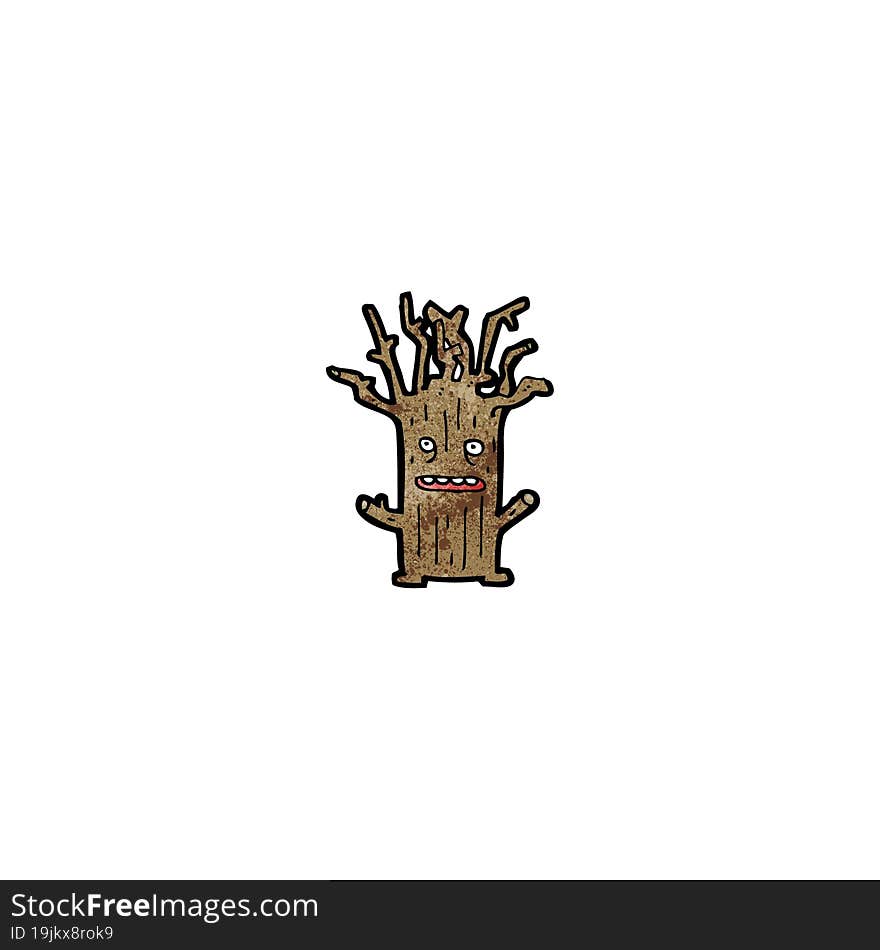 Little Tree Cartoon Character