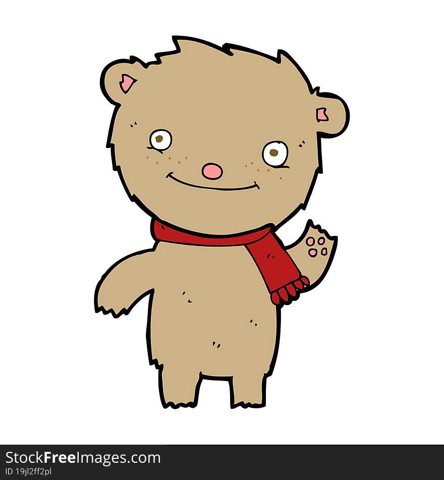 cartoon cute teddy bear