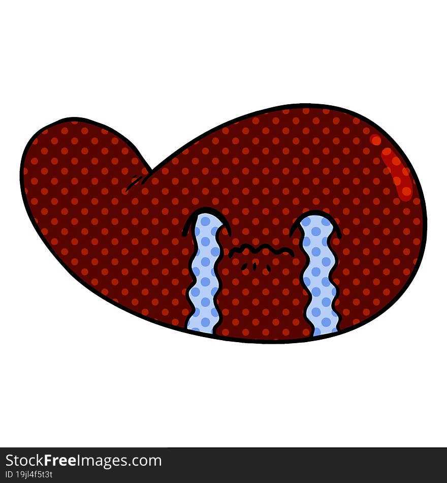 cartoon gall bladder crying. cartoon gall bladder crying