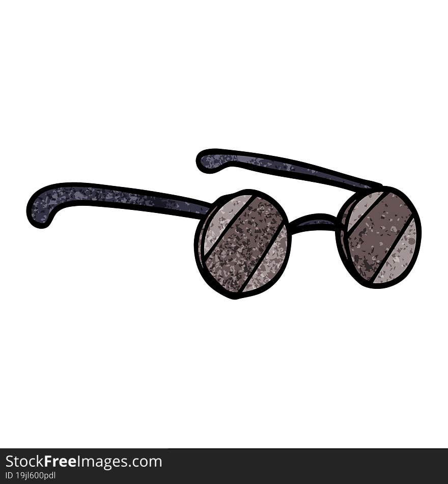 cartoon doodle spectacles