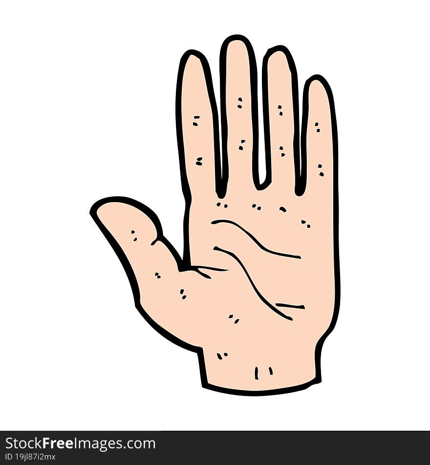 cartoon hand