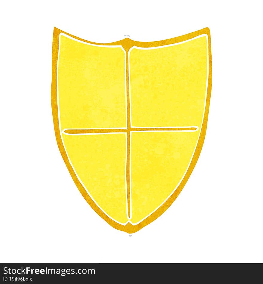 cartoon heraldic shield