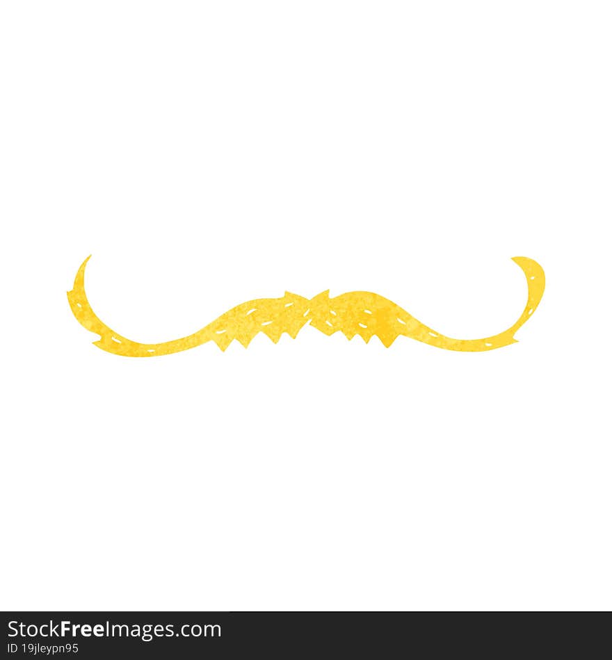 cartoon mustache