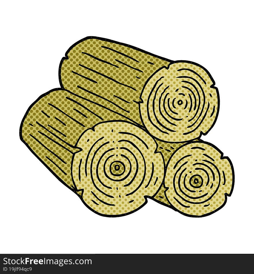 cartoon logs