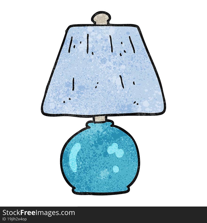 textured cartoon lamp