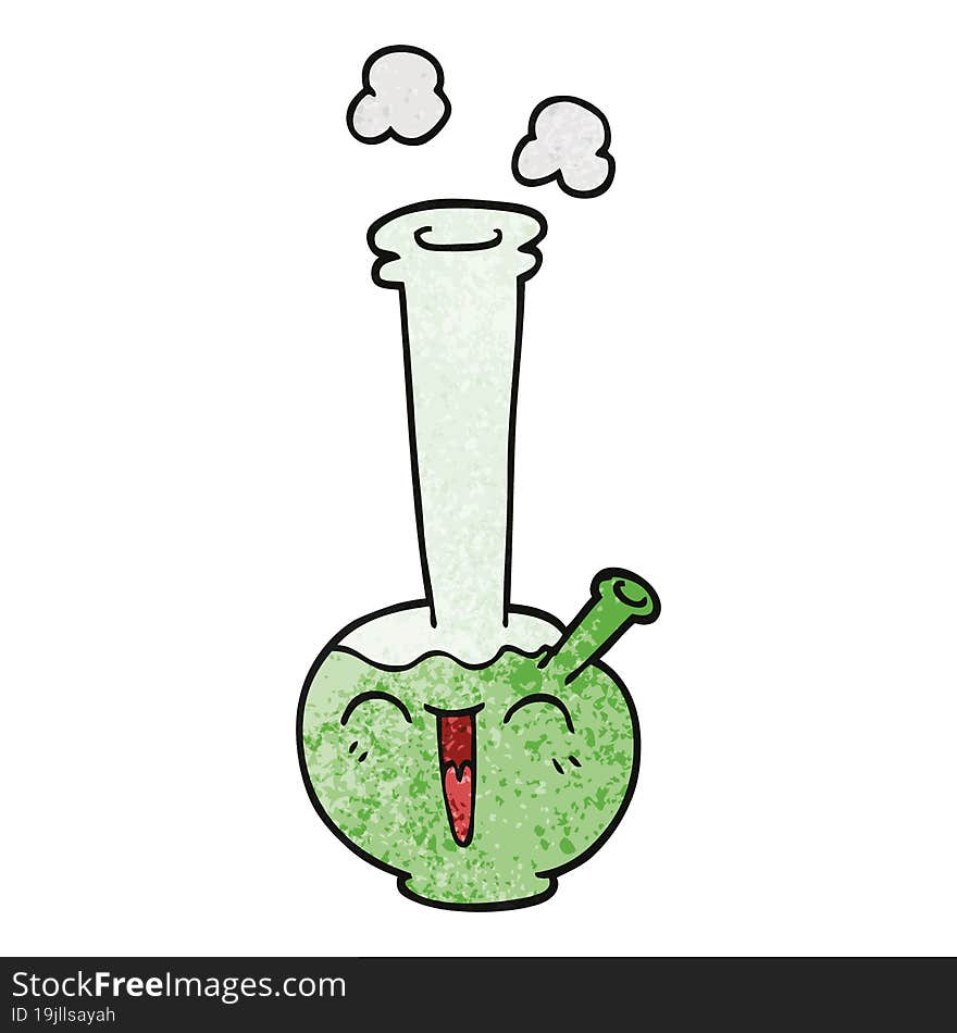 Cartoon Doodle Bong