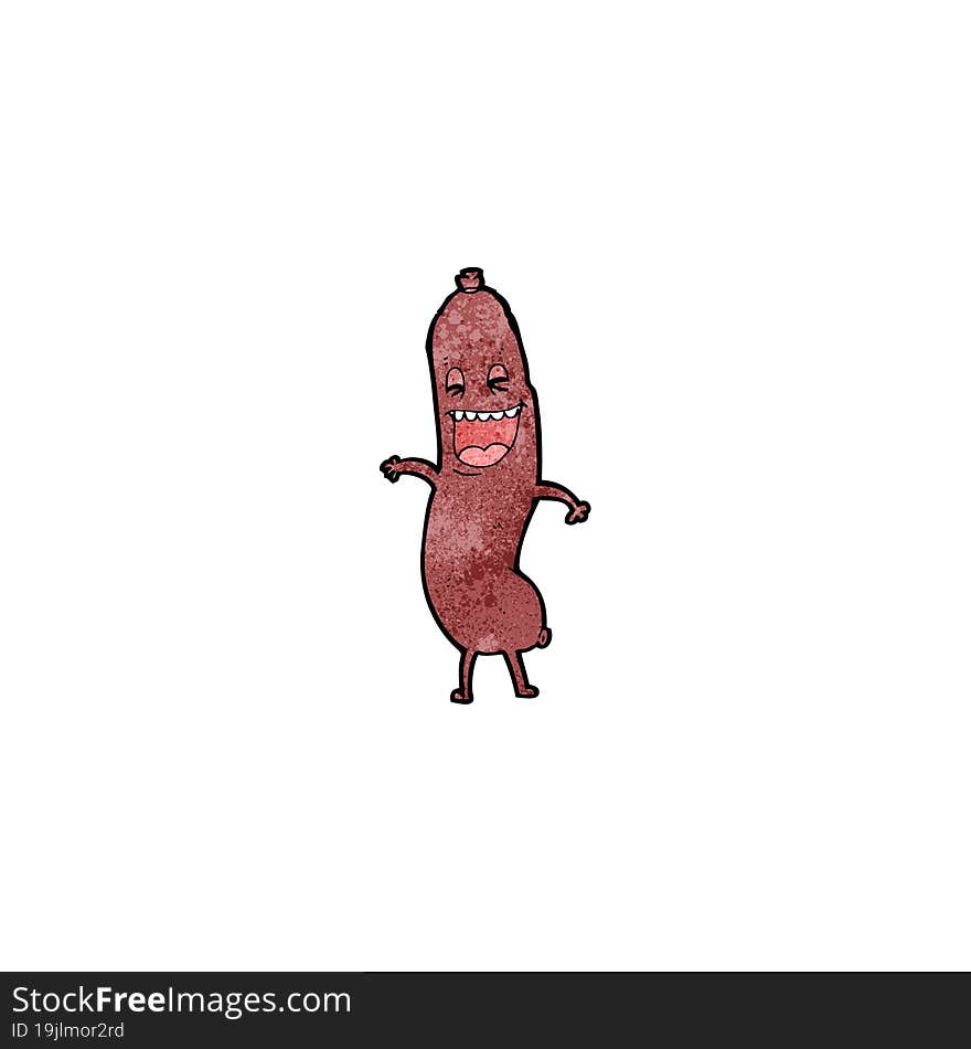 Cartoon Dancing Sausage