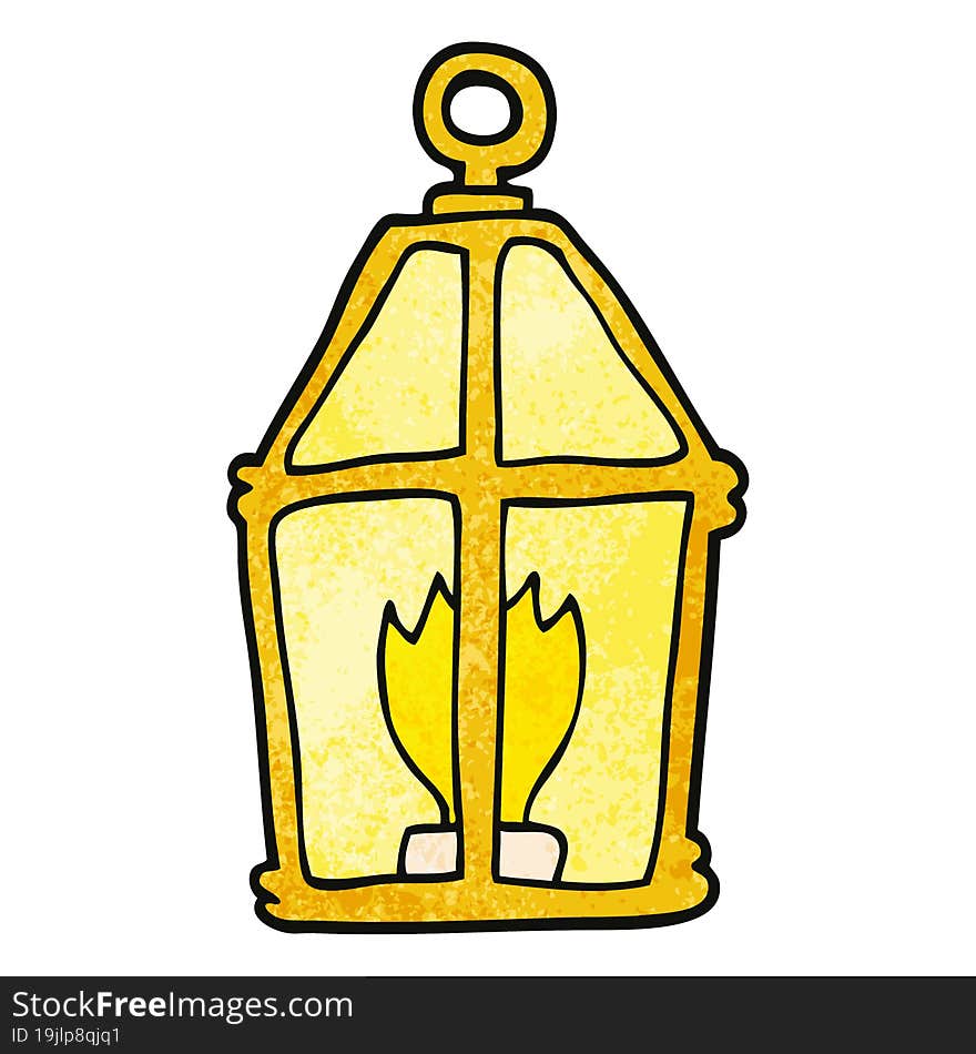 cartoon doodle lantern