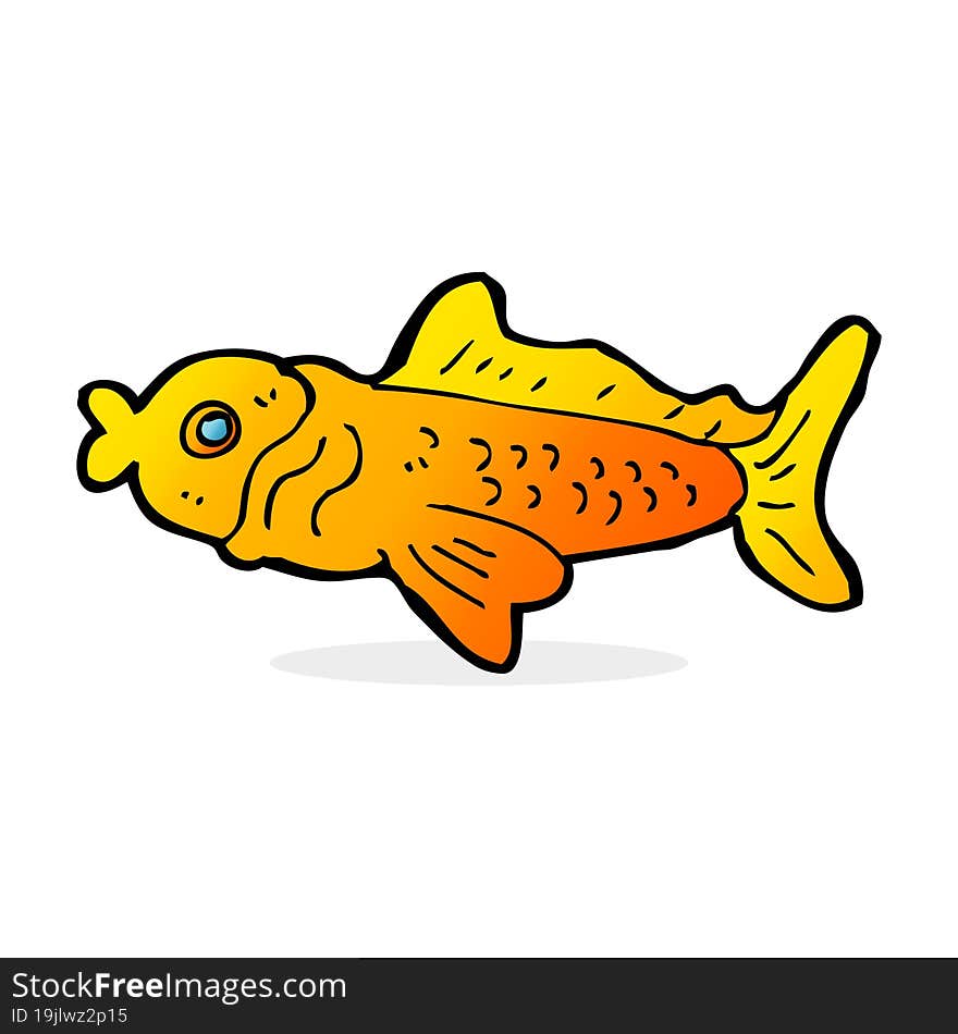cartoon funny fish