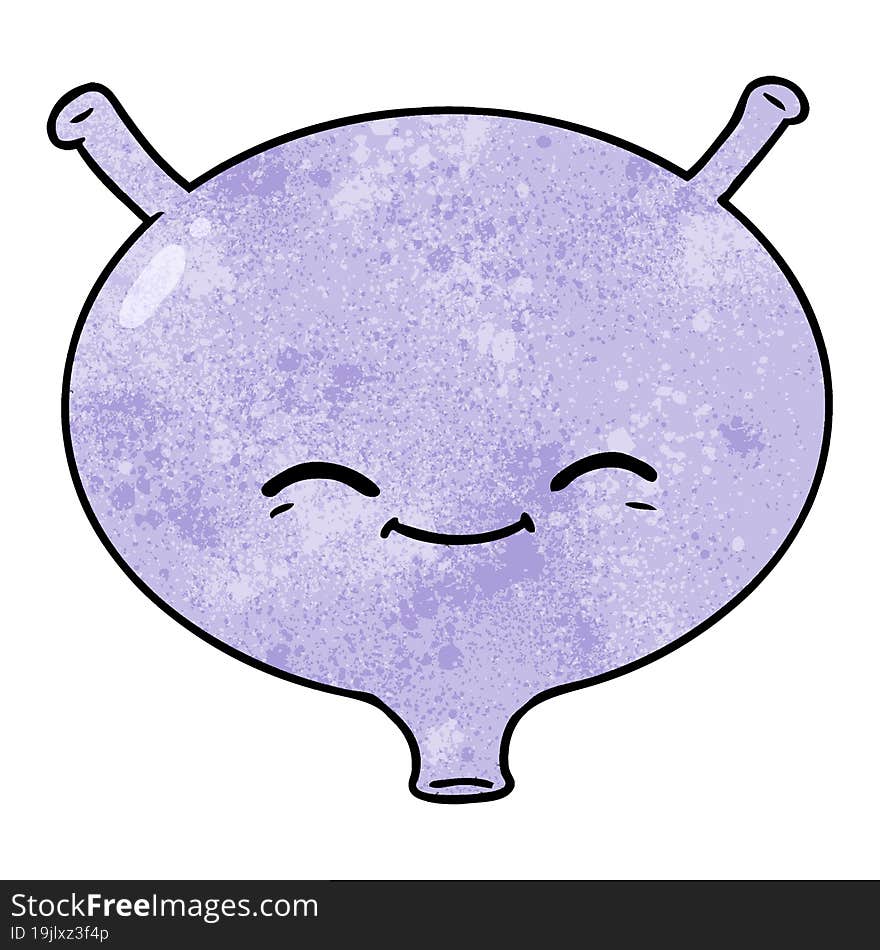 cartoon bladder. cartoon bladder