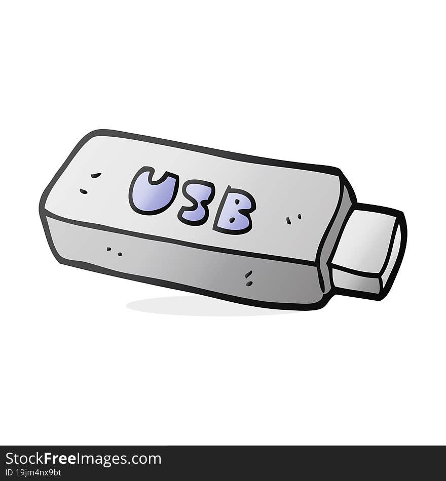 cartoon USB stick