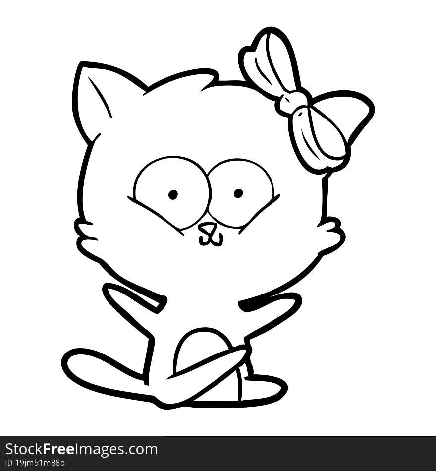 cartoon cat. cartoon cat