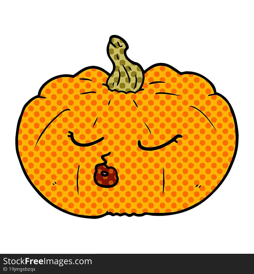 cartoon pumpkin. cartoon pumpkin