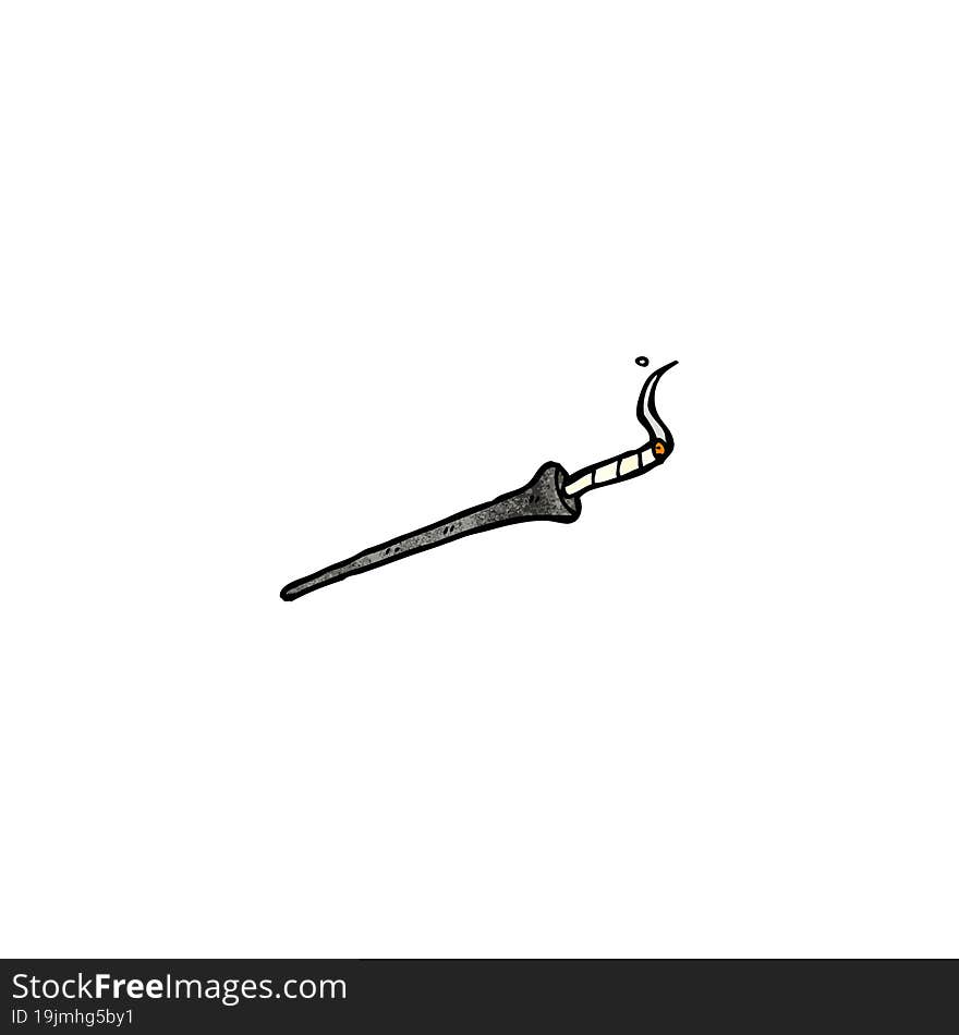 Cigarette Holder Cartoon