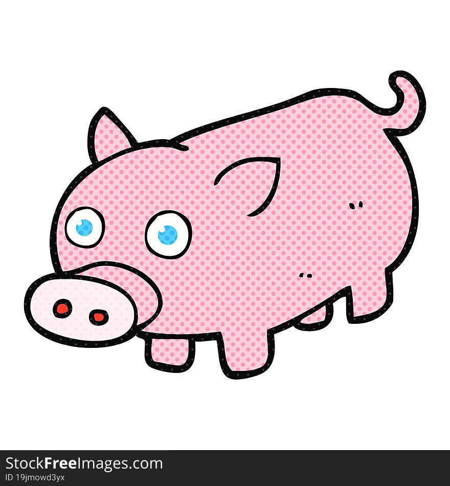 cartoon piglet