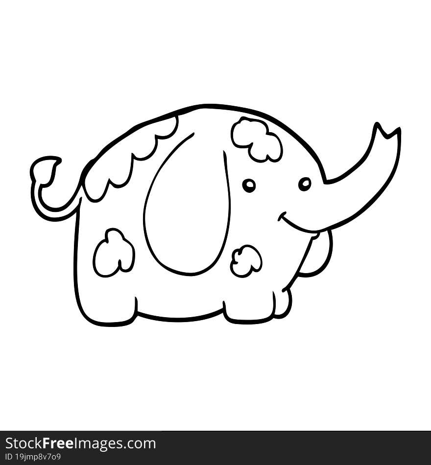 cartoon elephant