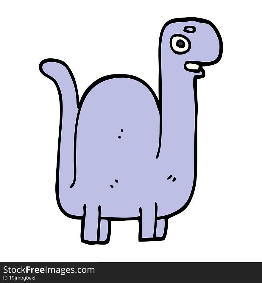 cartoon doodle prehistoric dinosaur