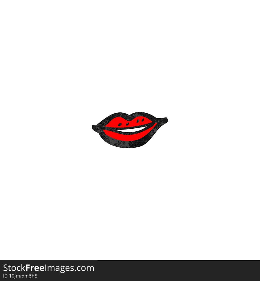 lips drawing