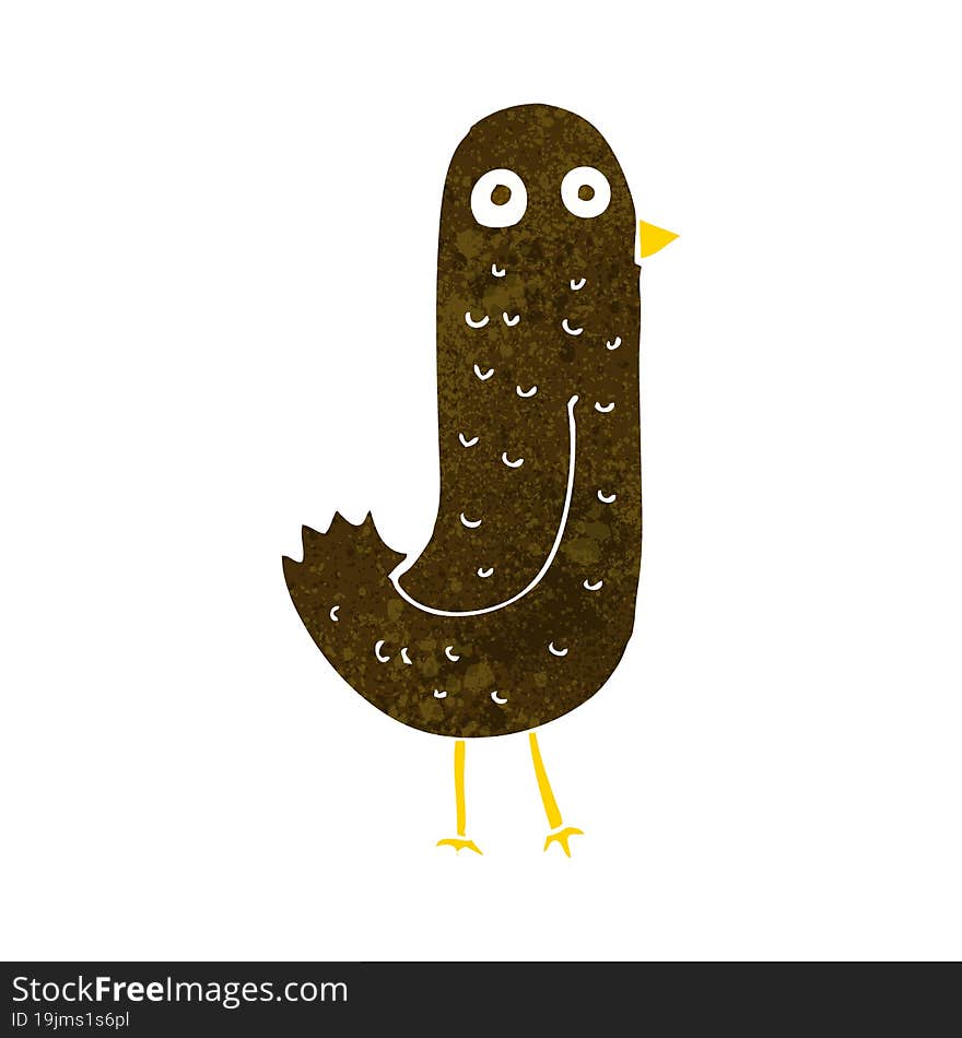 Funny Cartoon Bird