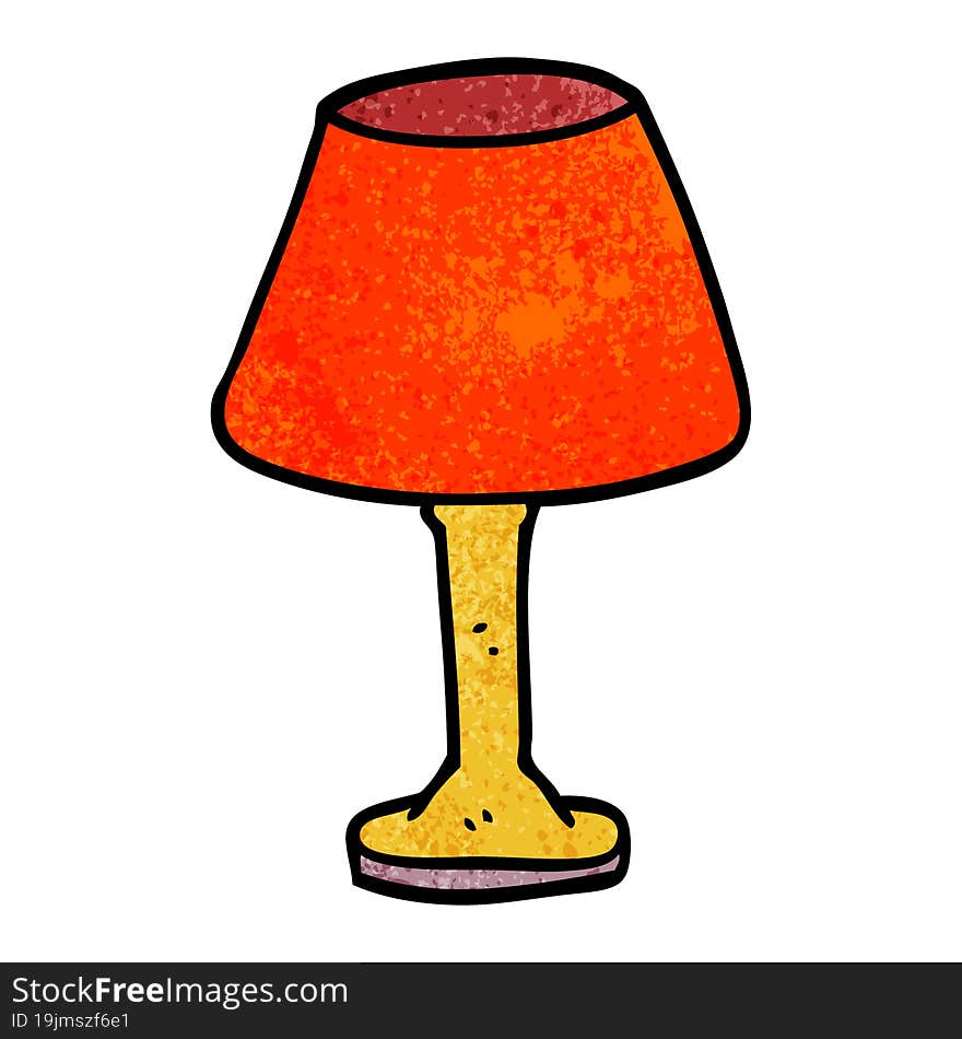 cartoon doodle decorative lamp