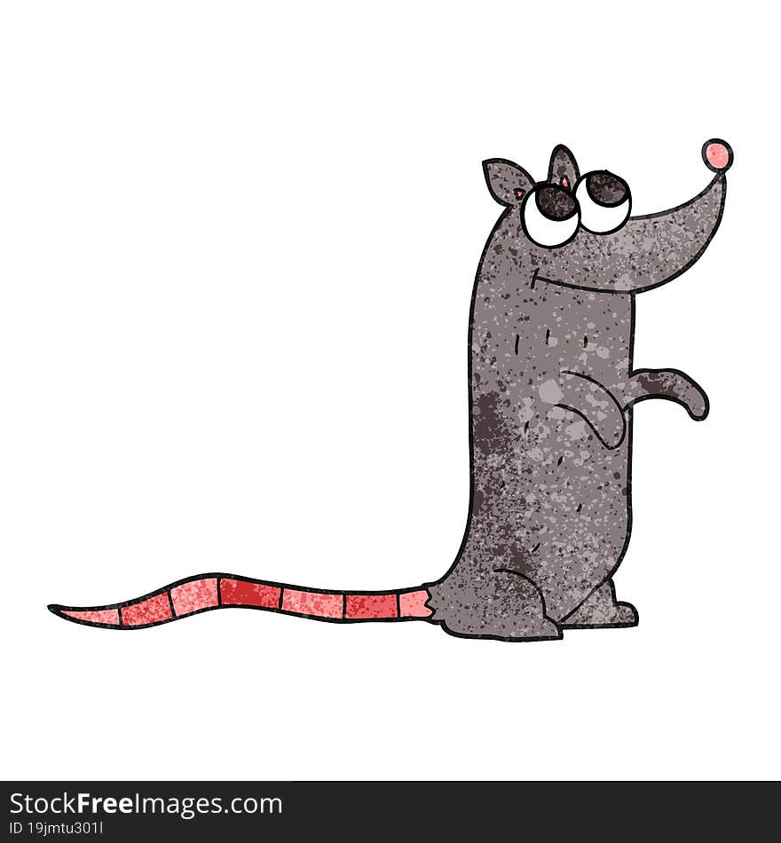 Textured Cartoon Rat