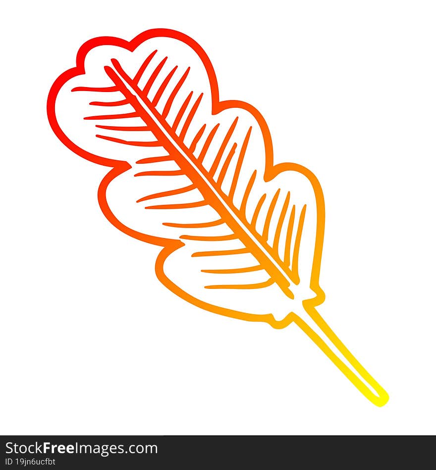 warm gradient line drawing cartoon