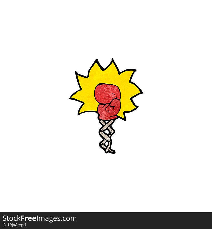 cartoon boxing glove