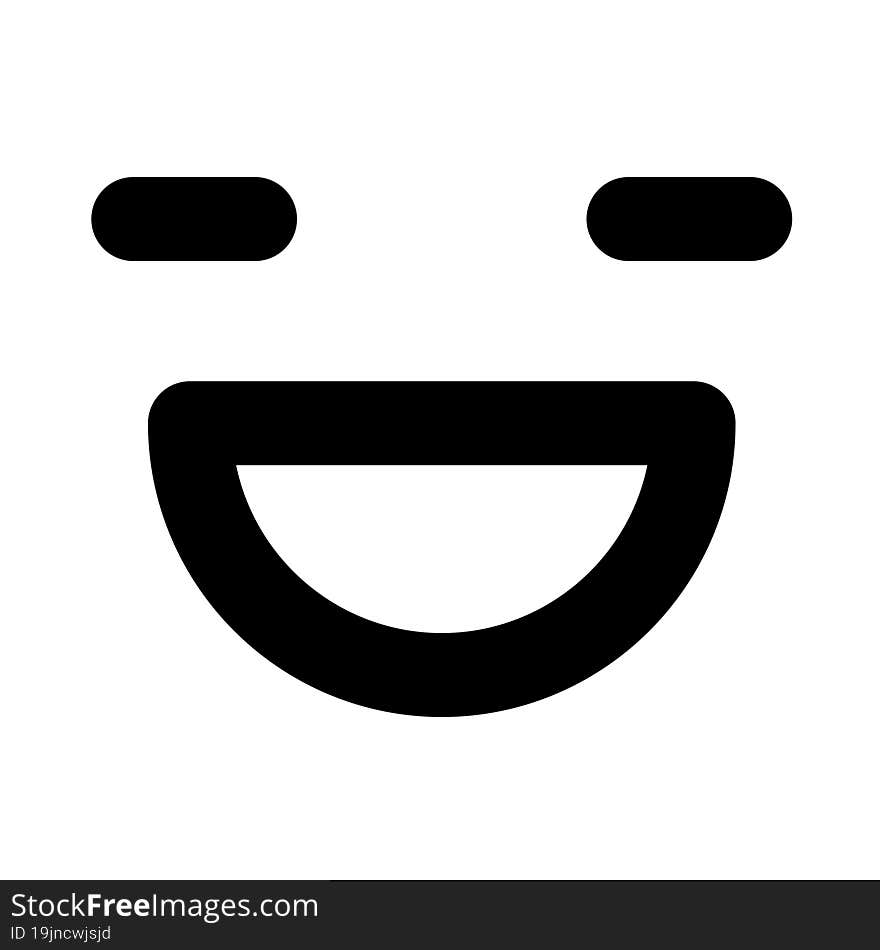 simple happy face icon