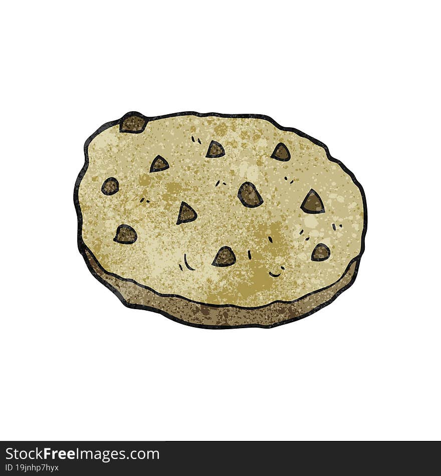 textured cartoon cookie