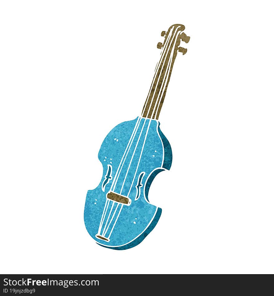 cartoon violin