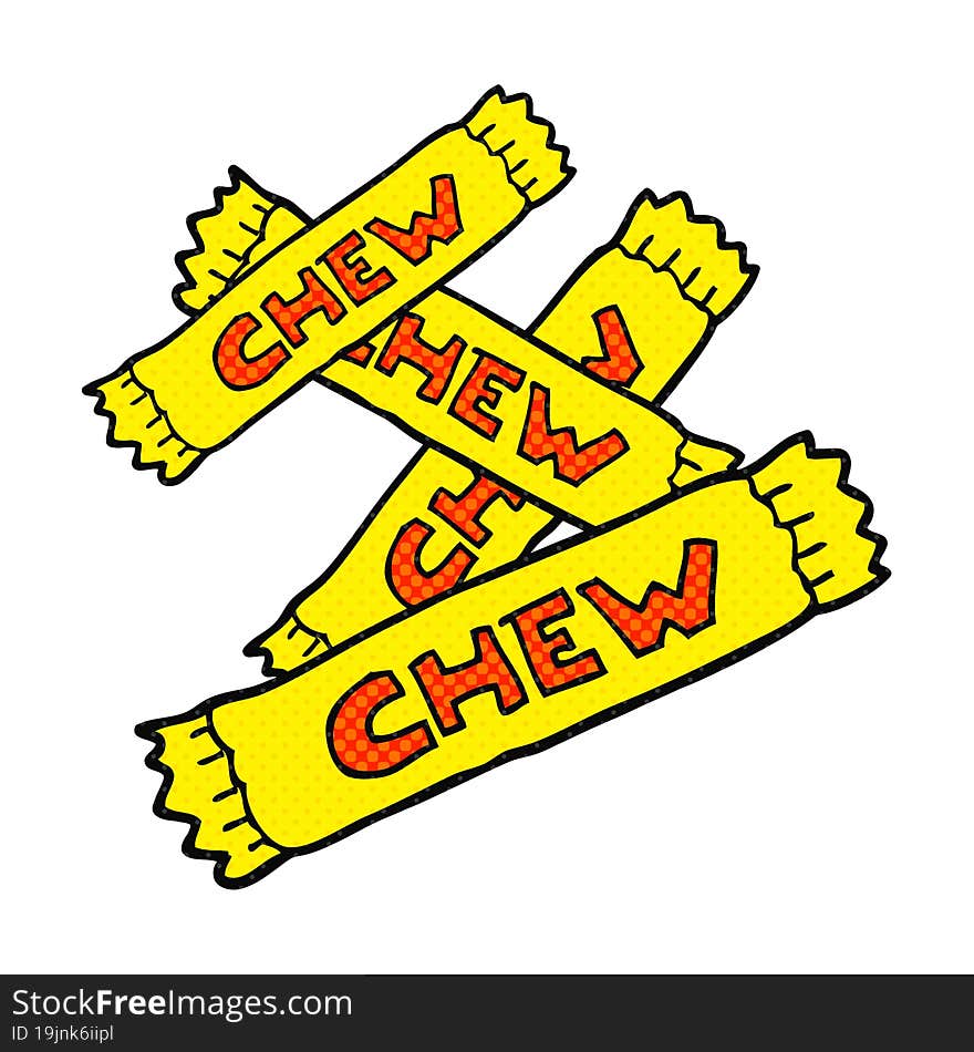 Cartoon Chew Candy