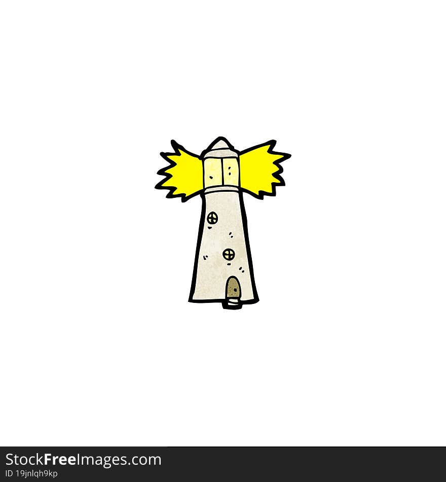 cartoon light house