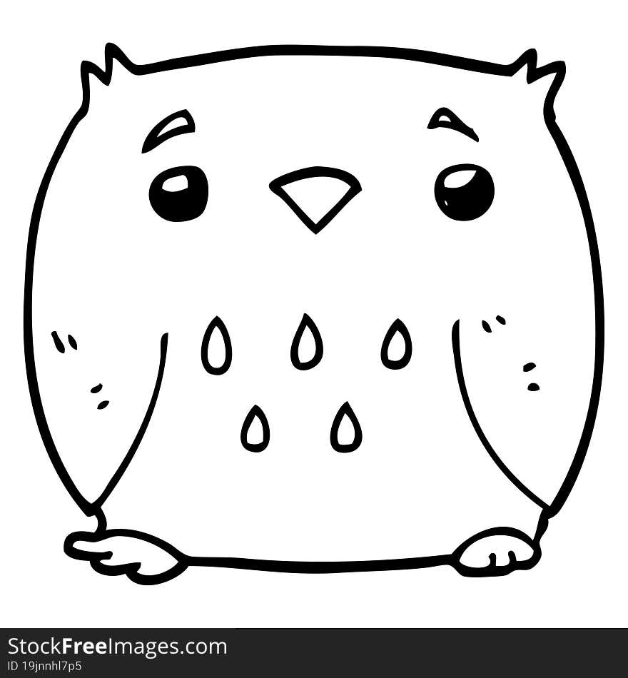 Cartoon Owl