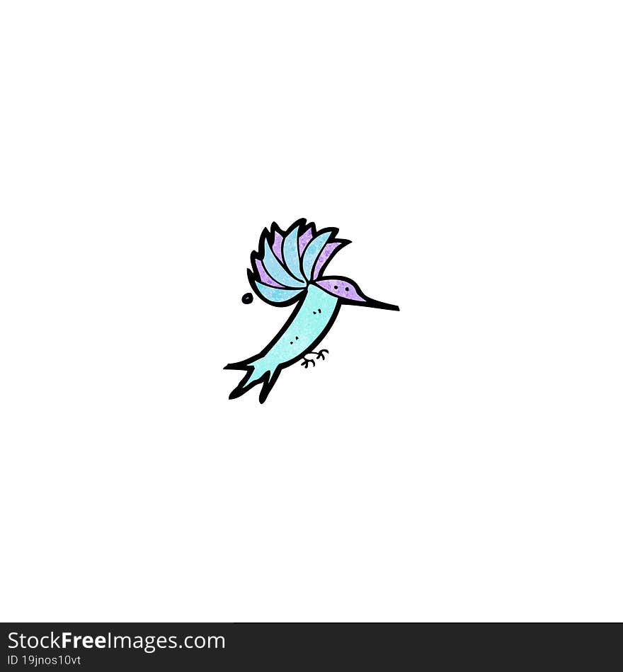 cartoon hummingbird